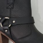 Madewell  Black Ankle Boots with Brown Heel Photo 14