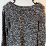 J.Crew Women's Gray & White Crewneck‎ Long Sleeve Knit Sweater Photo 1