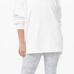 Lululemon Perfectly Oversized Crew *second release. White ~size 6 Photo 0