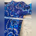 Sugar Lips Medium Kenner Floral Melia Shirt Midi Dress 100% Cotton Photo 10