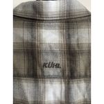 Kuhl The Law Flannel Shirt Mens Large Shadow Plaid Hiking Outdoor Green Brown Photo 4