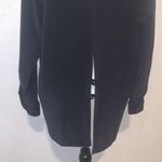 NWT Tribal Sportswear black open back soft long sleeve button down blouse Size 10 Photo 6