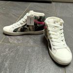 Nine West Green Camo Black Pink Distressed High Top Stunnah Sneakers SZ 6.5 NIB Photo 1