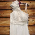 Mac Duggal NWT  ROSETTE ONE SHOULDER TEA LENGTH DRESS Photo 7