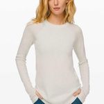 Lululemon Sit in Lotus Sweater in Heathered Light Ivory Photo 0