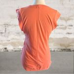 LA Made  Sleeveless Coral Ruched Muscle Tee Size Small Photo 3