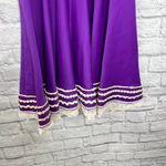 Vintage Kate Schorer Square Dance Full Circle Dress Purple Western Rockabilly S Photo 3