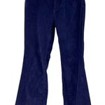 Free People  We The Free Jayde Cord Flare Pants Raw Hem Blue Size‎ 29 Photo 0