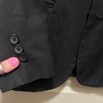Black Pinstripe Blazer Photo 6
