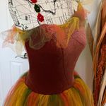 Curtain Call Costume Tutu Bodysuit Fall Autumn π Colorful Velvet Asymmetric Photo 3