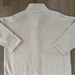 Eileen Fisher  Boucle Wool Knit High Collar Jacket in Oatmeal Heather Size Large Photo 7