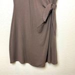 Cable & Gauge BNWT!  Brown Tie-Front Casual Shirt Dress Size XL Photo 4