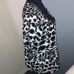 Karen Kane  Monochrome Floral Blouse Photo 2