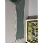 21 Saints Sage Green Ribbed Flare Pants Large Photo 6