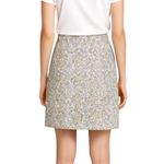 J. Jill Skirt Cream Blue Multi Floral Live Photo 1