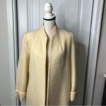 Fleurette vintage Union cream‎ mohair wool long duster coat quiet luxury large White Photo 4
