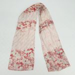 Bundle Lot (2) Laurel Burch & Unbranded 100% Silk Scarves Cats Butterflies Pink Photo 1