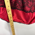 Cacique  Lace Bustier Corset Top 18 20 Red Black Boned Coquette Dark Feminine Photo 4