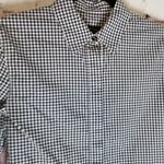Rag and Bone  BLACK WHITE PLAID GINGHAM PRINT BOW TIE BACK BUTTON FRONT SHIRT XS Photo 2