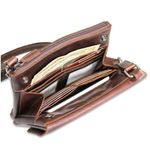 Jack George s Voyager City Organizer Floral Embossed Leather Wallet Purse Photo 4