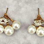 ZARA  Gold Pearl Stud Star Drop Dangle Earrings Fashion Jewelry JB2-88 Photo 3