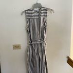 Splendid  blue and white linen cotton blend jumpsuit size small Photo 1