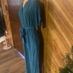 Boden USA Boden Women’s Size 6R Blue Viscose Bryony Jumpsuit Photo 4