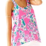 Lilly Pulitzer Monterey Tank Top Toucan Dragonfruit pink S Photo 2