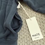 Mate the Label  Womens Organic Cotton Quarter Zip Sweatshirt XS Midnight NWT New Photo 7