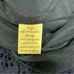 Miami NWT  Francesca’s V Neck Navy Crochet Short Sleeve Cotton Romper Size L Photo 3