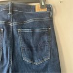 American Eagle  Dark Wash Super Hi Rise Jeggings Size 8 Photo 3