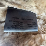 wilson's leather  Maxima Y2K Penny Lane‎ Shearling Jacket Tan Suede XL Photo 8