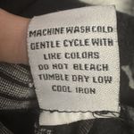 Habitat  Clothes To Live In Womens Artsy Gauze Button Down Top XS Black Gray Boho Photo 5