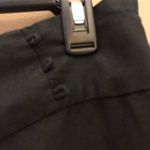 August Silk Sportswear Linen Blend Cropped Wide Leg Culotte Pants Black 8 Photo 2