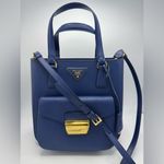 Prada Metropolis Saffiano Lux Leather Shoulder Bag Bruette NEW Photo 10