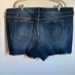 Torrid Dark Wash Distressed Ripped Vintage Stretch Skinny Short Shorts #Pk Photo 10