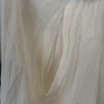 White Birch Lace White‎ Dress Off Shoulder Tiered Ruffle Hem Rayon Blend Small Photo 6