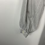 Lucky Brand  XS Gray Striped Long Sleeve Shirt Dress with Belt Photo 2