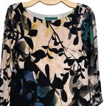 Anthropologie  Shaded Floral garden boatneck dress XS Photo 5