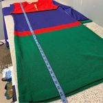 Neiman Marcus Vintage NWT  Ami Knits Color Block 90’s Knit Sweater Dress Size 12 Photo 6