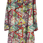 Sohaye By Diners Womens Printed Tunic Kurta L Multicolor Cotton Linen Blend 14 Red Size L Photo 0