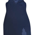 SheIn  Navy Blue Sleeveless Scalloped‎ Neckline Bodycon Mini Dress Photo 0