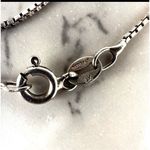 Sterling silver square picture jasper pendant necklace Photo 5