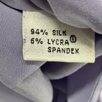 Talbots Vintage  Silk Top Womens 4 Petites Lavender Empire Waist Satin Soft Glam Photo 10