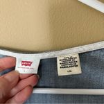 Levi's Blue Denim Blouse Photo 5