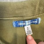Urban Outfitters Green Denim Short Sleeve Pantsuit Front Snap Q19 Photo 2