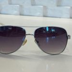 White Aviator Sunglasses Photo 0