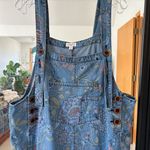 easel  Floral Baggy Oversized Overalls Photo 5