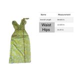 Lilly Pulitzer Vintage 1970s Maxi Dress Green Yellow Floral Photo 11