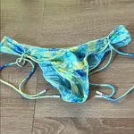 Blackbough  Floral Blue and Yellow Bikini Bottom Photo 0